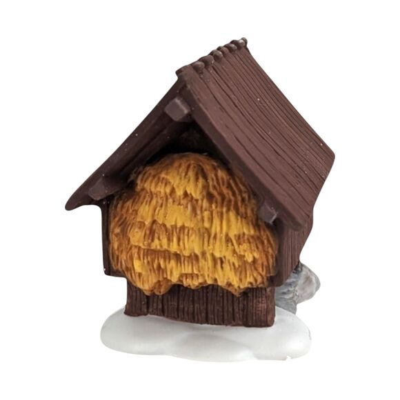 Dept 56 Heritage Village Silo & Hayshed: Vintage Porcelain Christmas Decor - Picture 4 of 9
